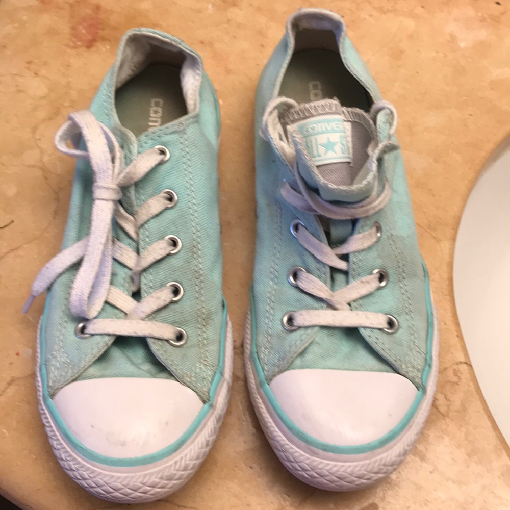 Light blue Converse